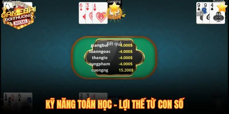 Lợi thế bền vững từ con số qua phân tích xác suất và pot odds